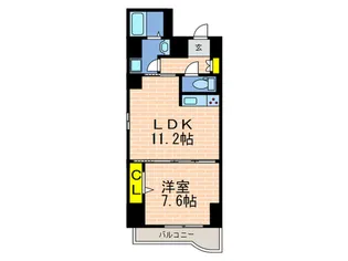 ユーレジデンス神戸元町【5階】の間取り