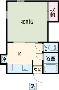 中丸コーポ【2階】の間取り