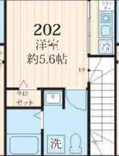 サザンロード西ヶ原【2階】の間取り