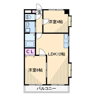 エクセルマンション槙【1階】の間取り