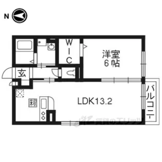 ルアンブルA【1階】の間取り