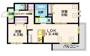 Y’s F Residence I【2階】の間取り