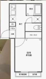 ルラフォート中野鷲ノ宮【2階】の間取り