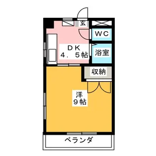 ハイムエミエール【1階】の間取り