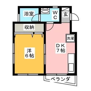 寒川ビル【3階】の間取り