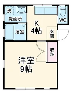 ヤングプラザK【1階】の間取り
