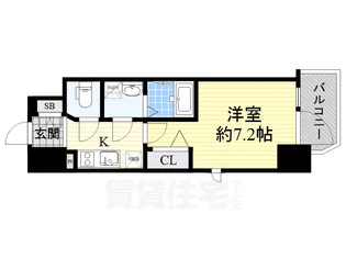 エスリード西九条レジデンス【9階】の間取り