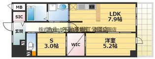 TROMMEL HEIM NAMBA【7階】の間取り