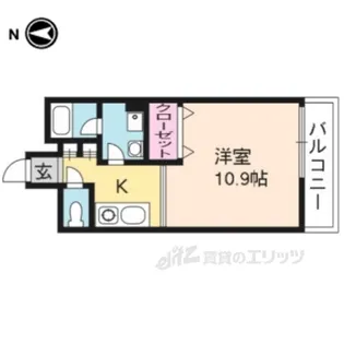 宝源ビル【8階】の間取り