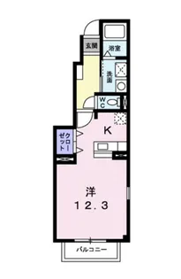 シエル【1階】の間取り