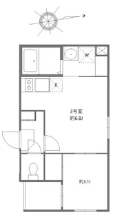 プレデンシア上住吉【3階】の間取り