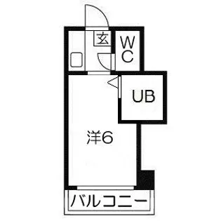 甲南ヤングマンション【4階】の間取り