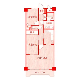 ライズウィステリア【5階】の間取り