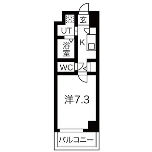 エンゼルハイム東町【1階】の間取り