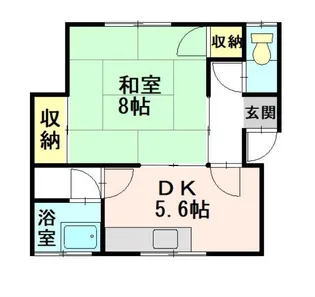 清明荘【2階】の間取り