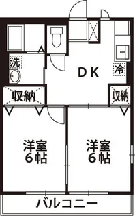 ハイムコアロードA【2階】の間取り