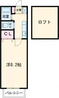 ロランジュI【1階】の間取り