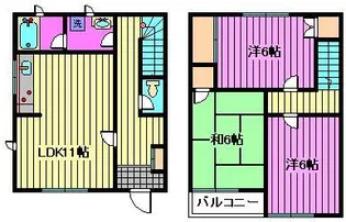 ファリーナ933 F棟の間取り