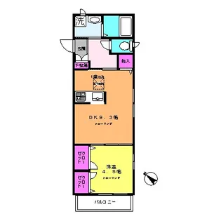コンフォーザ【2階】の間取り