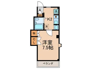 プラネックス上目黒【1階】の間取り