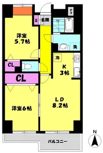 ピノ・フォレスタ【1階】の間取り