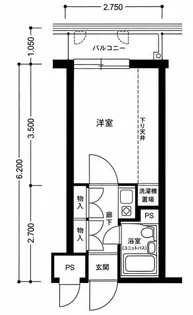 グローリア初穗新宿II【2階】の間取り