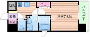 ララプレイス梅田東シエスタ【9階】の間取り