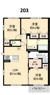 オズファーム本郷【2階】の間取り