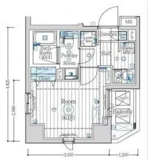 MAXIV横浜鶴見【4階】の間取り