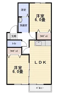 セジュール正木【2階】の間取り