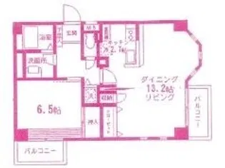 フローレンス梶ヶ谷【2階】の間取り