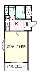 ハイツOS 2【1階】の間取り