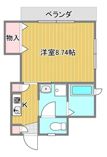 サンロイヤル【2階】の間取り