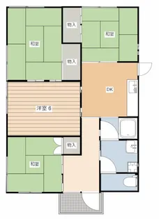 愛媛県新居浜市南小松原町【一戸建】の間取り