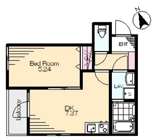 ルデヤ・ハイツ【2階】の間取り