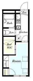 レオパレスイーストピア【1階】の間取り