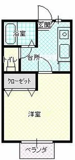 ベンジャミン【2階】の間取り