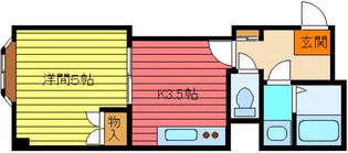 フラワーパレス【1階】の間取り
