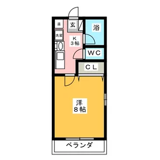 コート西町【1階】の間取り