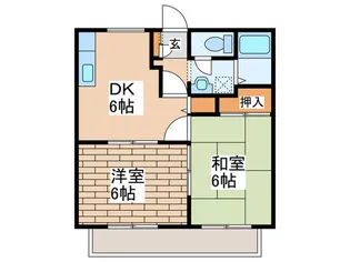 さくらハイツ【2階】の間取り