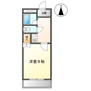 オリオンハイツ【3階】の間取り