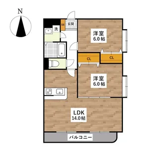 レオマンション【3階】の間取り