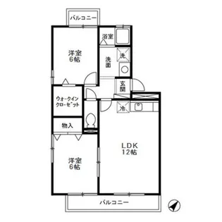 エトワール【2階】の間取り