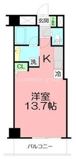 アクシア八芳【4階】の間取り