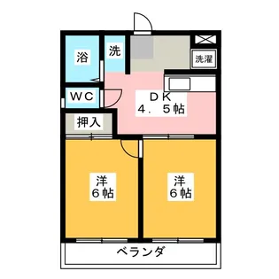 ベルエポック江南【2階】の間取り