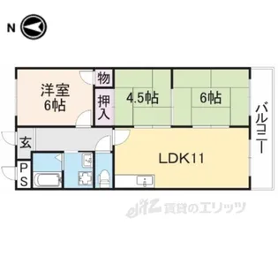 プランドール・メゾン【3階】の間取り