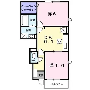 グランパ・イ-スト【1階】の間取り