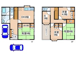 東京都町田市小山町【一戸建】の間取り