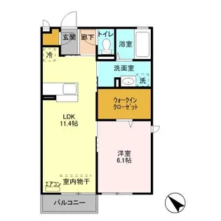 シャンテクレール II【2階】の間取り