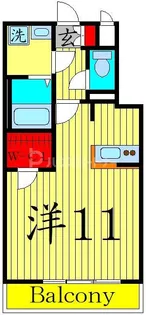ルクレ池袋【8階】の間取り